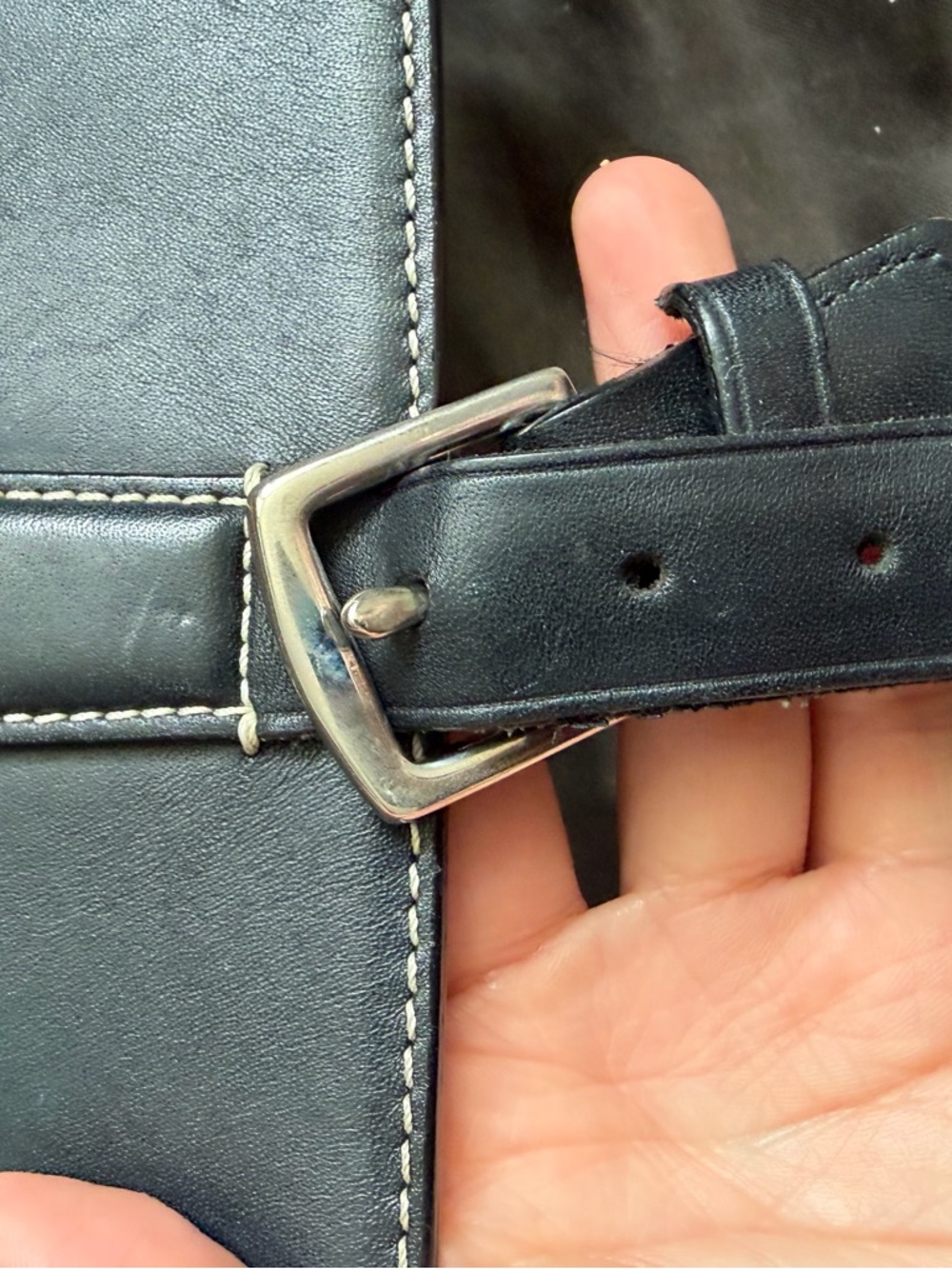 Vintage Coach Black Hamptons Canvas and Leather Backpack (Read Description) - Picture 7 of 16